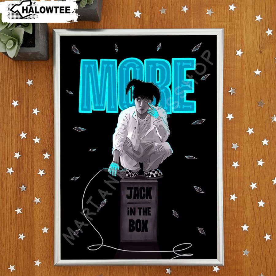 BTS JHOPE ‘MORE’ Jack In The Box Poster, More Jack In The Box Poster, Canvas Wall Decor Gift For J-Hope Fans