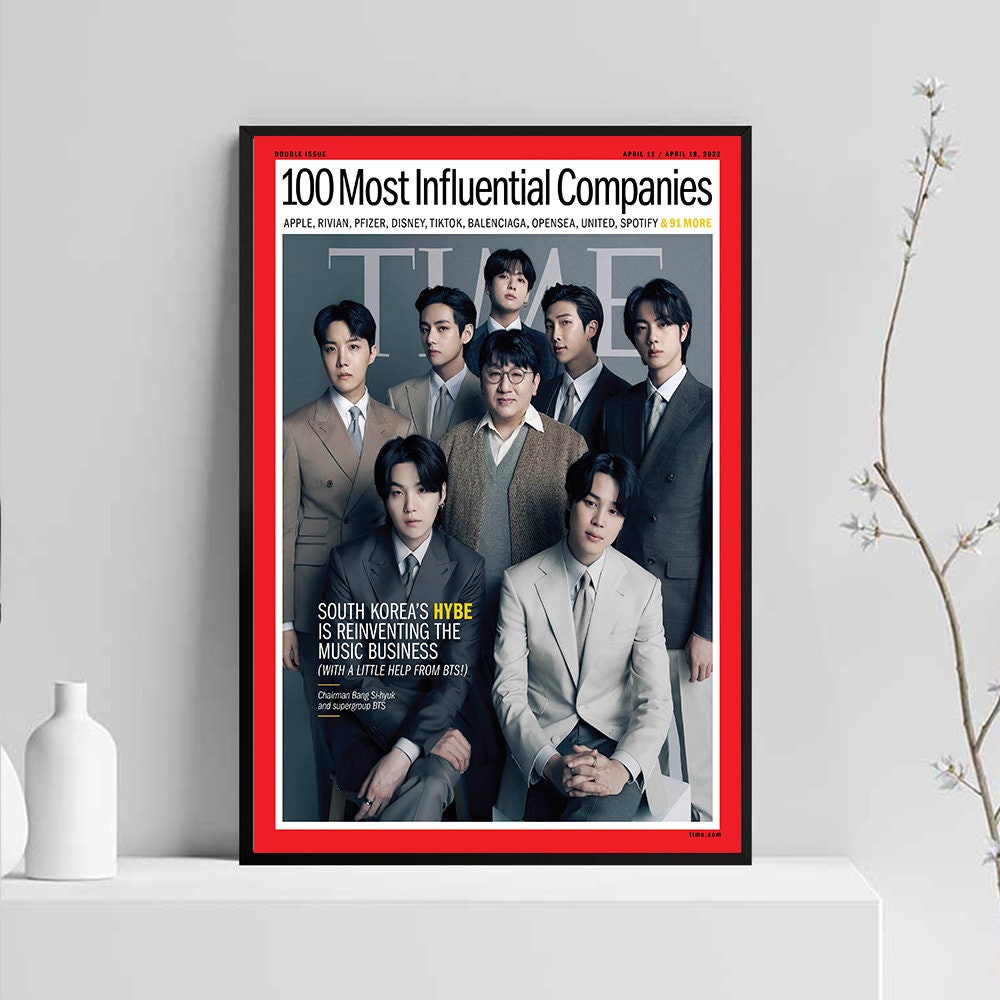 BTS Time Magazine April 2022 Kpop Poster Home Decor