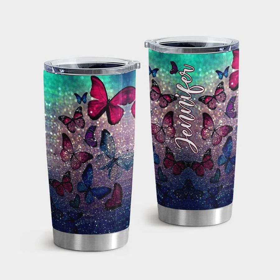 Butterfly Tumbler With Lid, Butterfly Tumbler Tumbler Cup 20oz , Tumbler Cup 30oz, Straight Tumbler 20oz