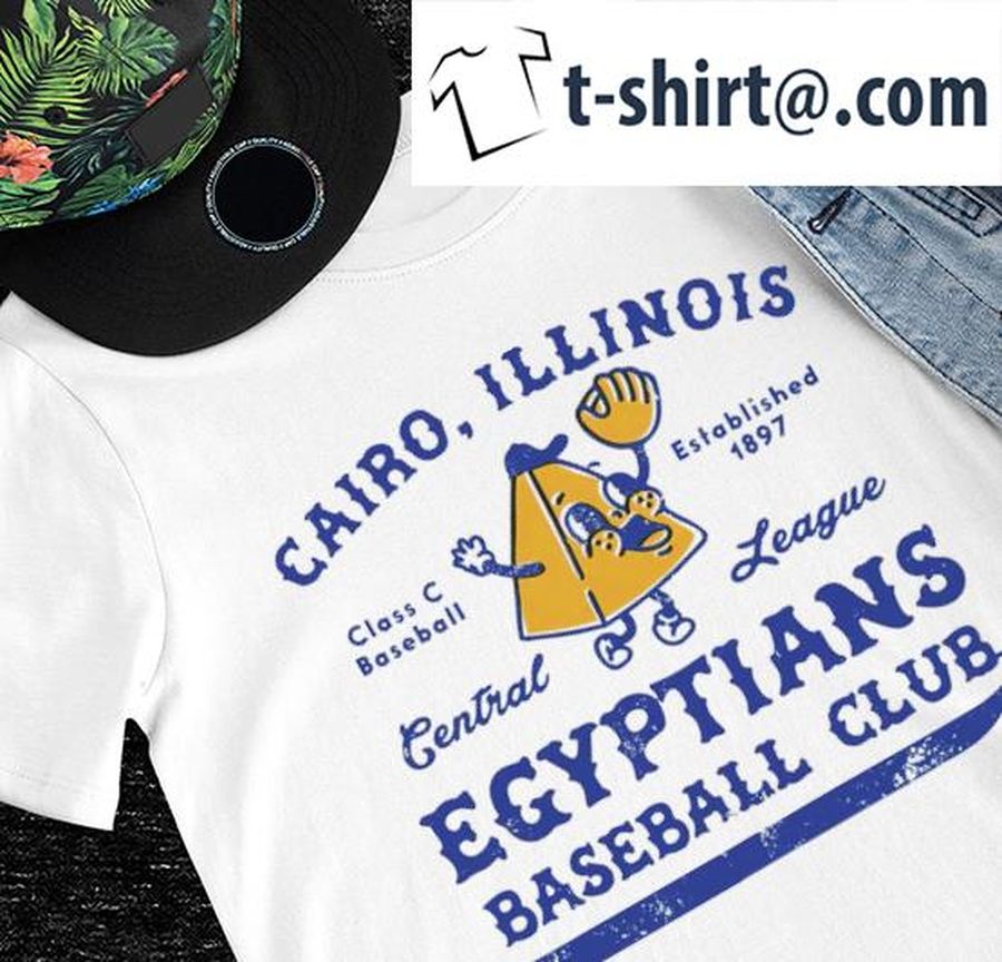 Cairo Illinois Egyptian Baseball Club retro shirt