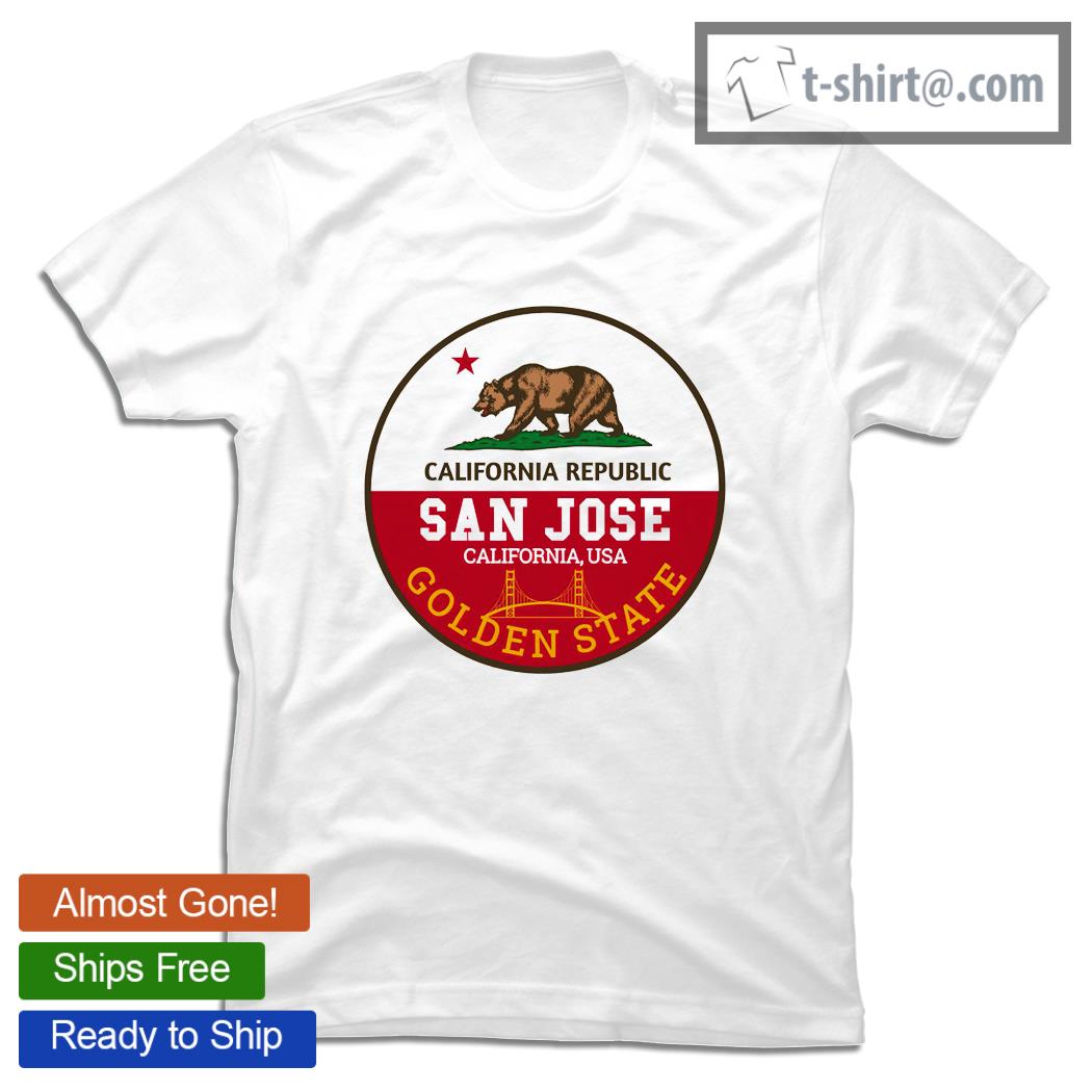 California Republic San Jose California USA Golden State shirt