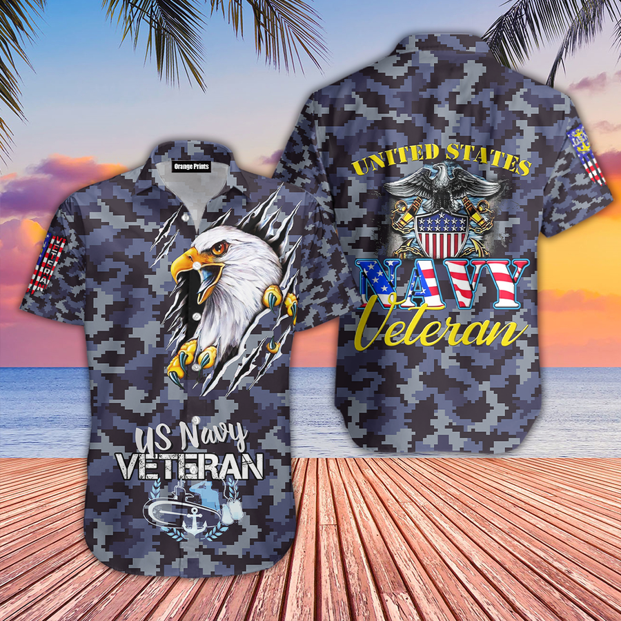 Camo US Navy Veteran Aloha Hawaiian Shirt.png