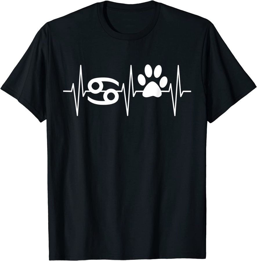Cancer Shirt Dog Lover Astrology Symbol Zodiac Sign