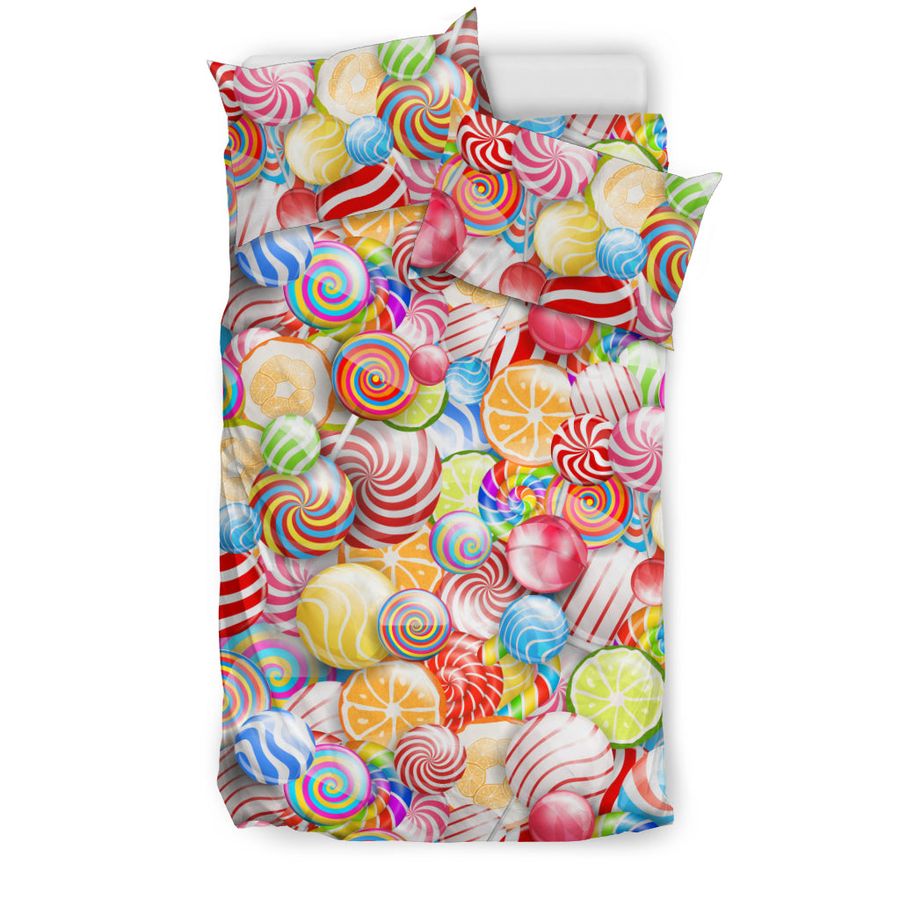 Candy Lollipop Pattern Bedding Set