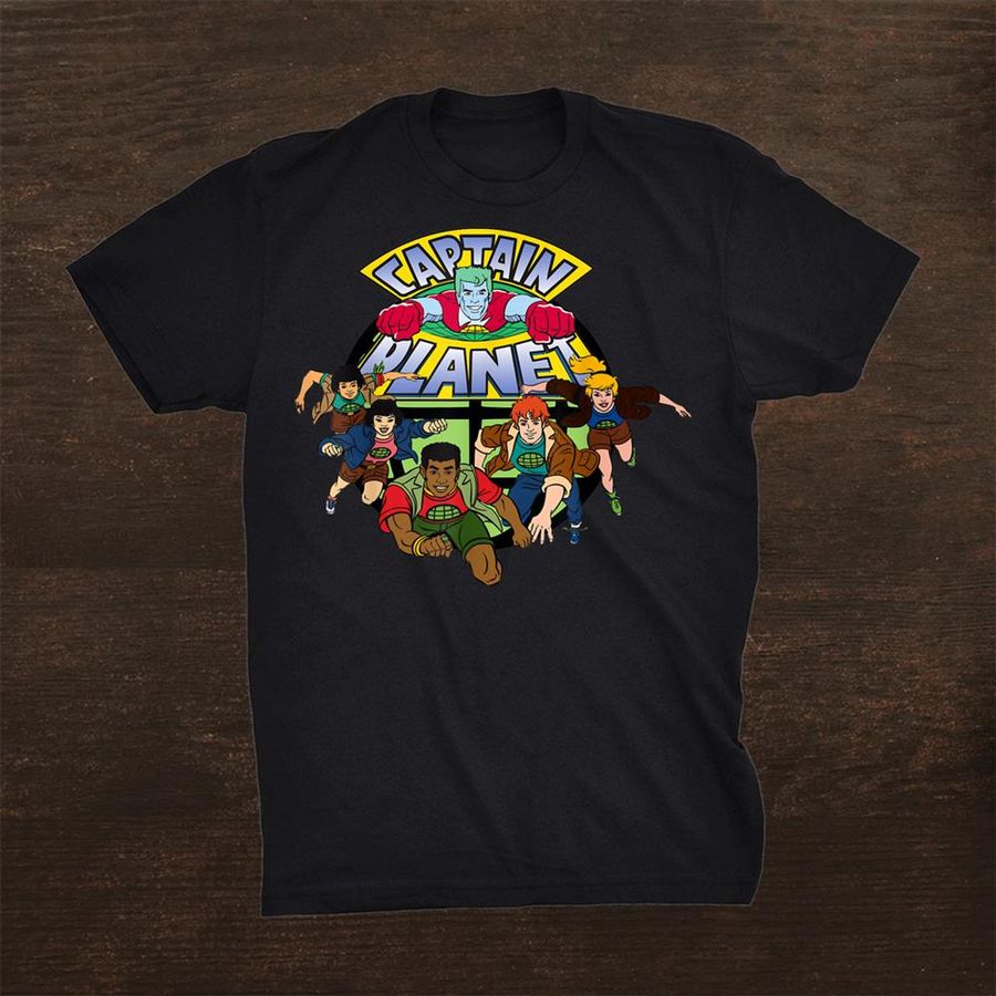 Captain Planets And Planeteers Shirt