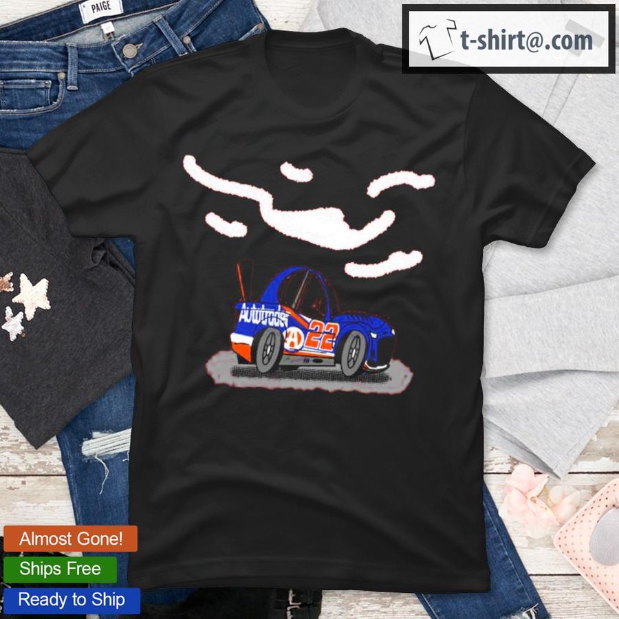 Car Racing Joeys Retro Ride Joey Logano T-Shirt