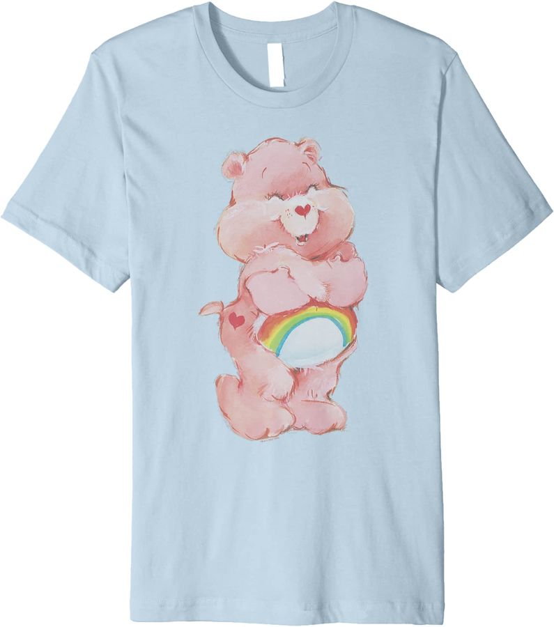 Care Bears Cheer Bear Watercolor Hugs Premium