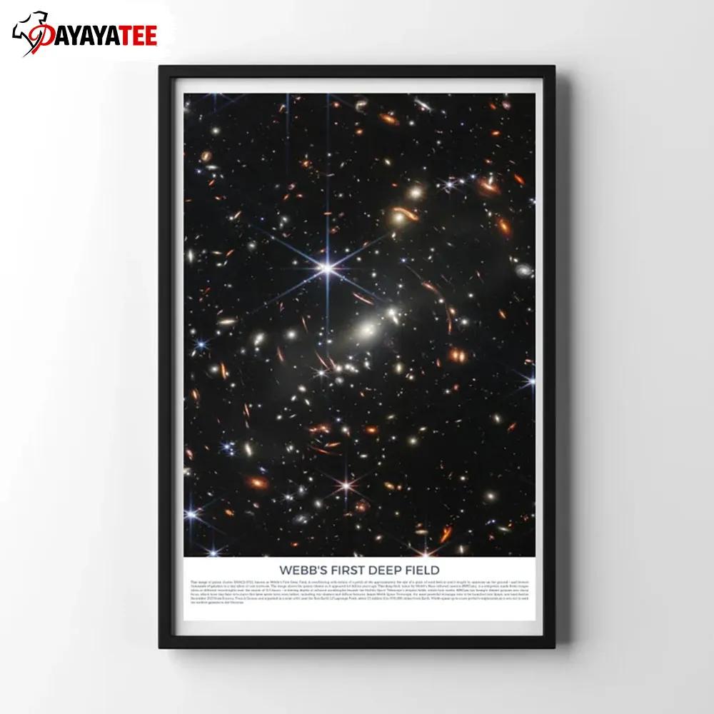 Carina Nebula James Webb Space Telescope Poster Canvas Webb’S First Deep Field