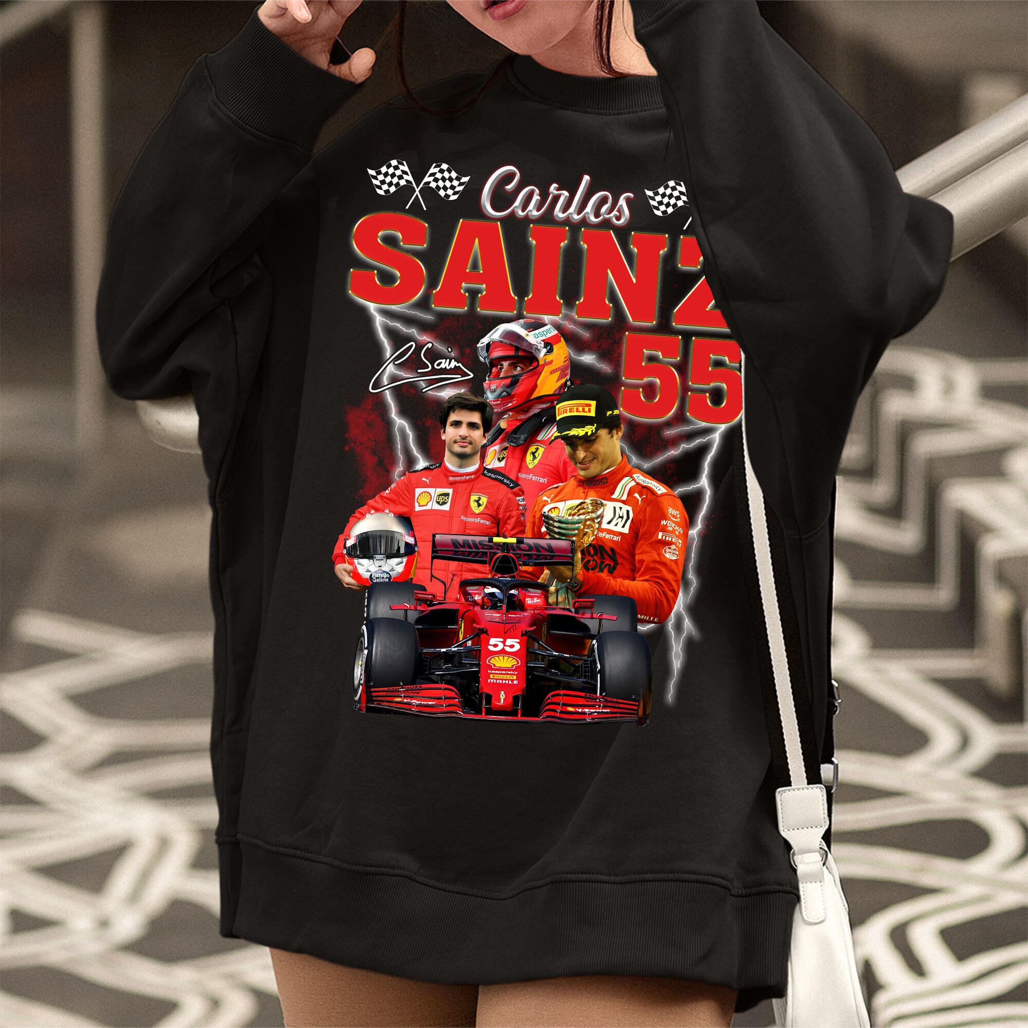Carlos Sainz Formula One Racing F1 2022 Unisex T-Shirt
