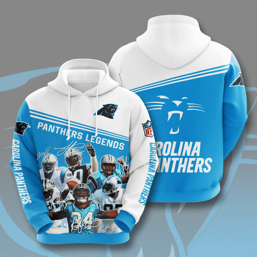 Carolina Panthers Legends Men And Women 3D Full Printing Hoodie Carolina Panthers Legends 3D Full Printing Shirt