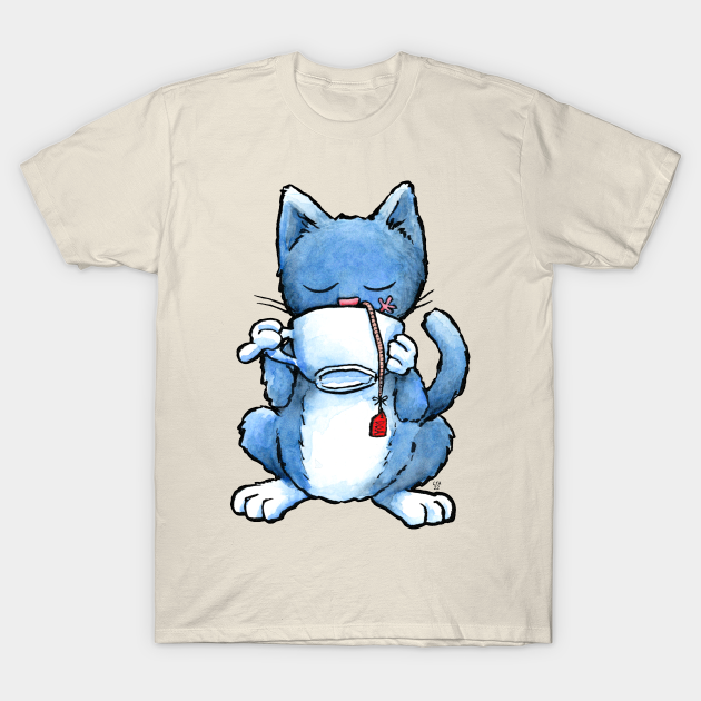Cat Drinking Mouse Tea T-shirt, Hoodie, SweatShirt, Long Sleeve
