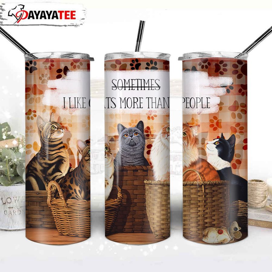 Cat Like Cats 20oz Stainless Steel Skinny Tumbler