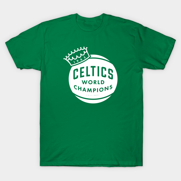 Celtics - 1965 World Champions (White) T-shirt, Hoodie, SweatShirt, Long Sleeve