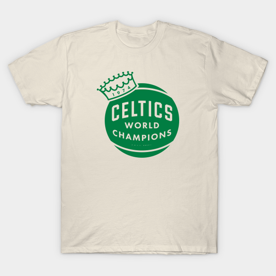 Celtics - 1974 World Champions (Green) T-shirt, Hoodie, SweatShirt, Long Sleeve.png