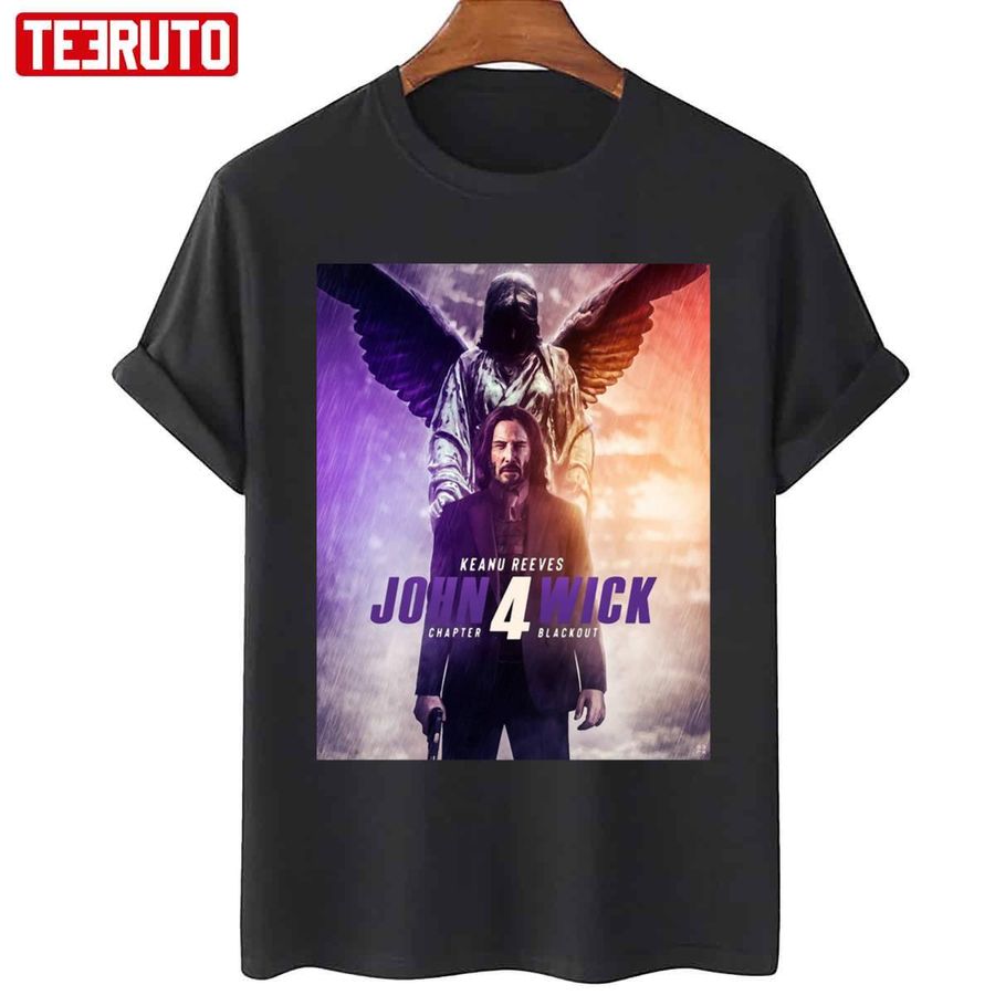Chapter 4 John Wick Blackout Design Unisex T-Shirt