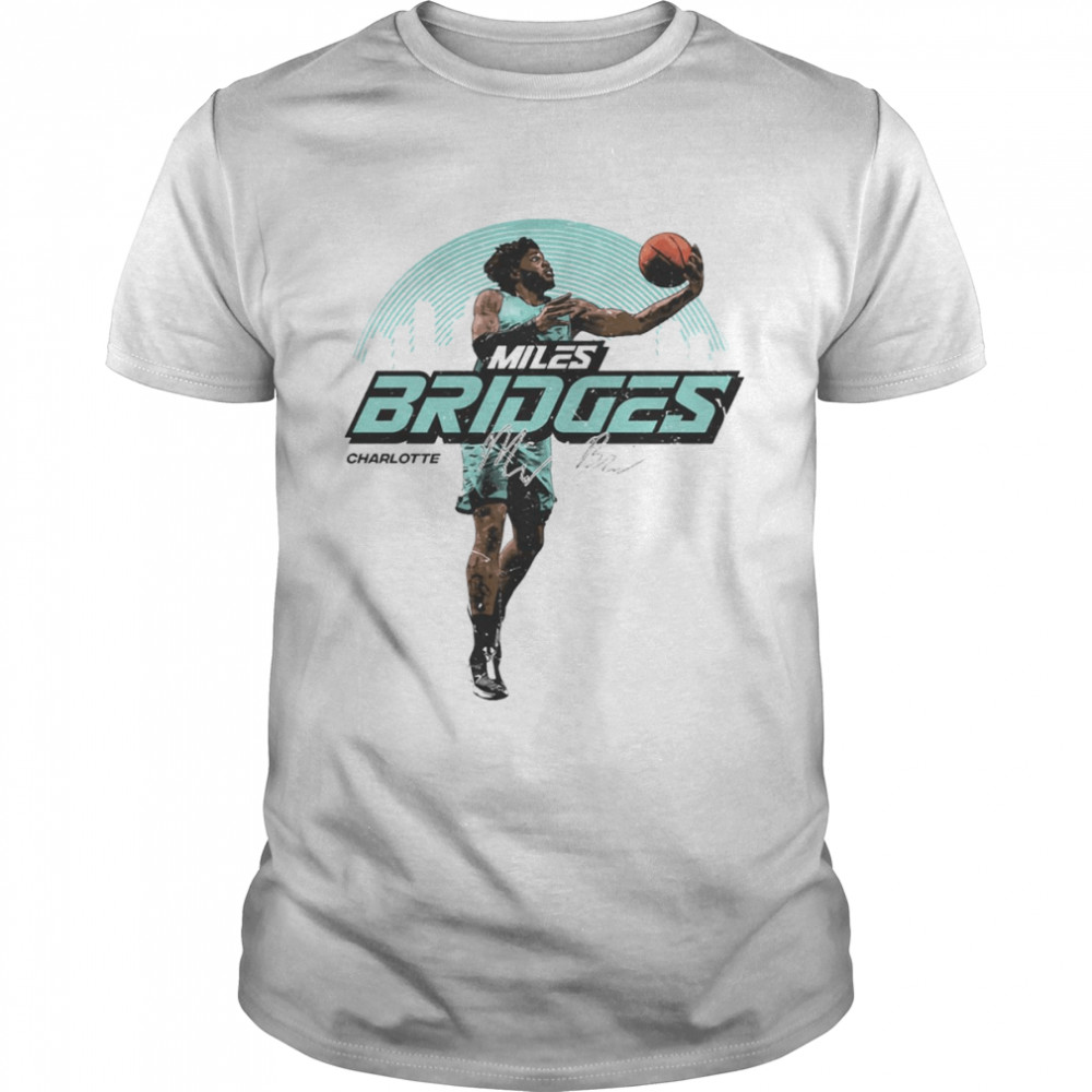 Charlotte Miles Bridges Skyline Basketball shirt