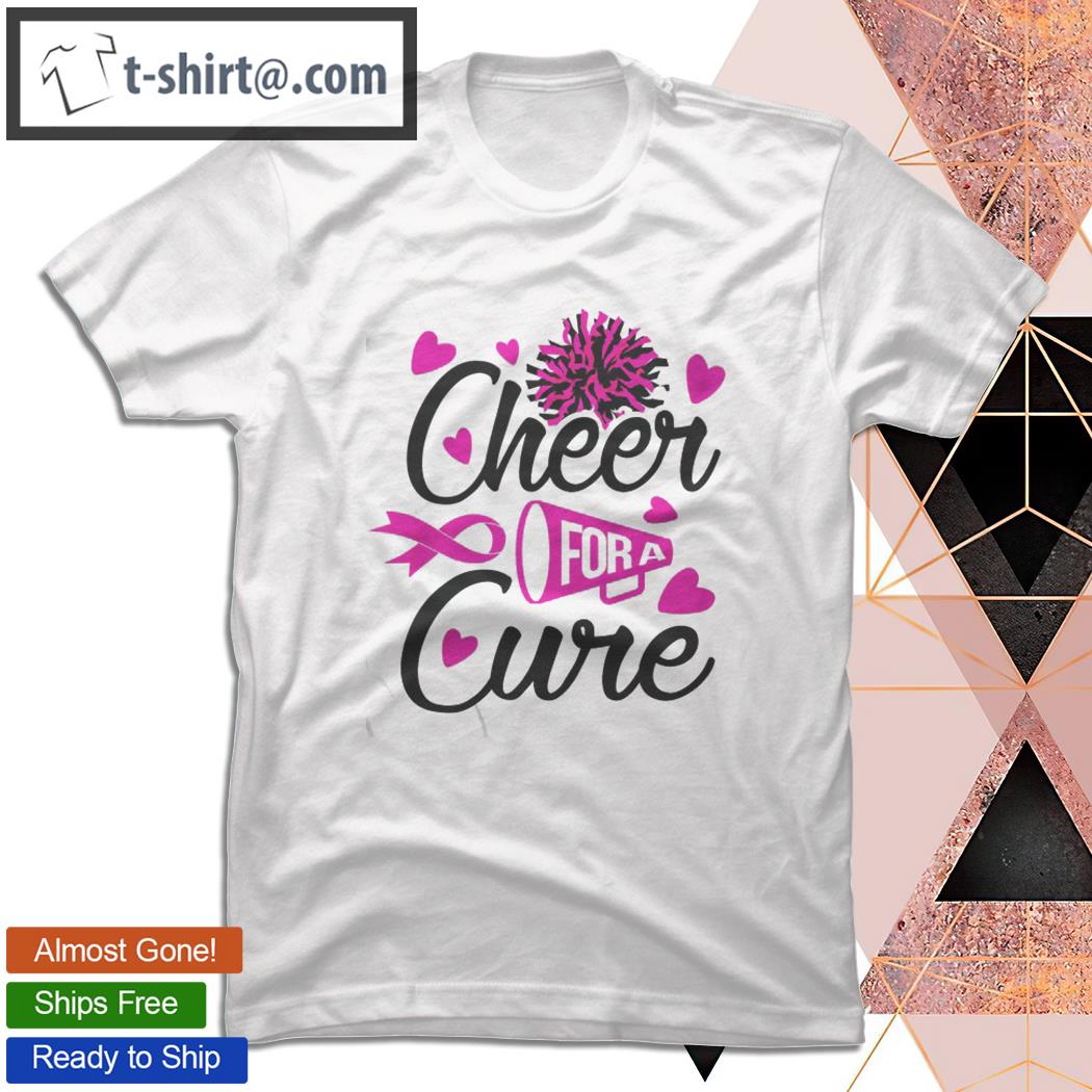 Cheerleading Shirt Cheer Breast Cancer Girls Cheerleader