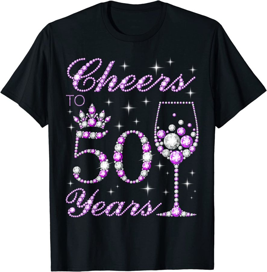 Cheers to 50 Years Old 50th Birthday