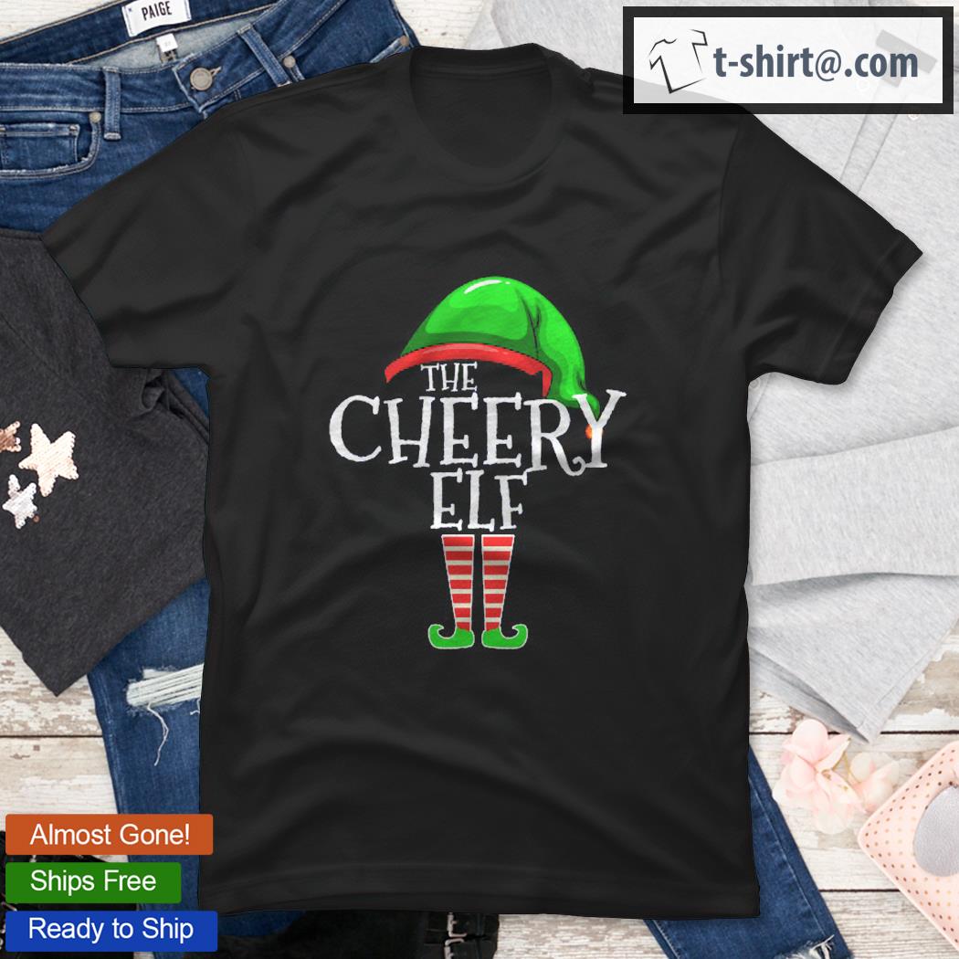 Cheery Elf Group Matching Family Christmas Gifts Men Women Shirt