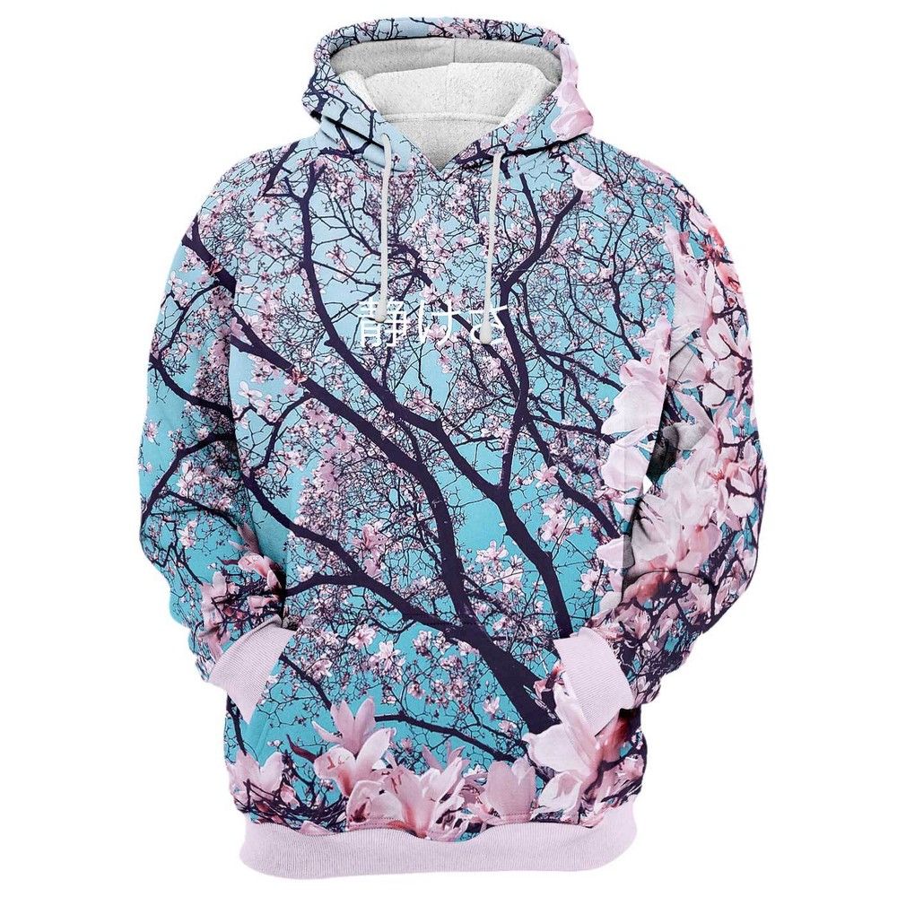 Cherry Blossom All Over Printed Hoodie
