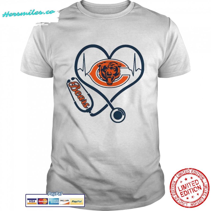 Chicago Bears Heartbeat Nurse Shirt