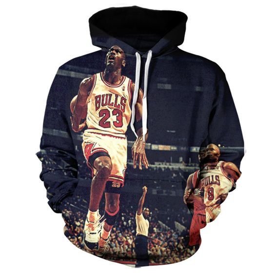 Chicago Bulls Michael Jordan Pullover And Zip Pered Hoodies Custom 3D Michael Jordan Graphic Printed 3D Hoodie All Over Print Hoodie For Men For Women