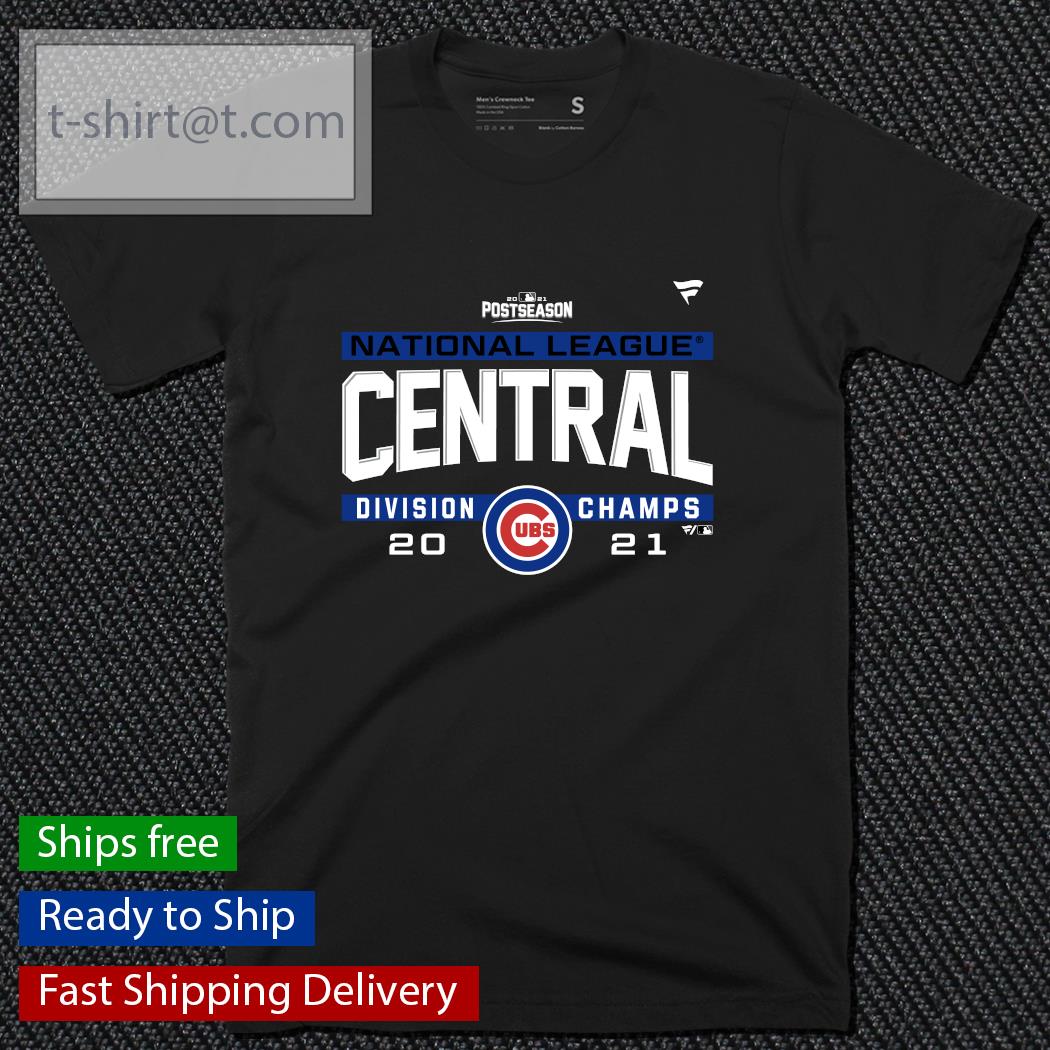 Chicago Cubs National League NL Central Division Champions 2021 T-Shirt