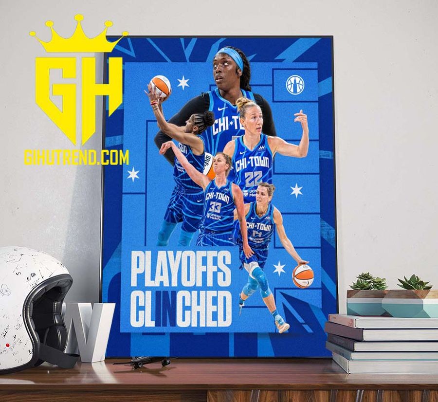 Chicago Sky Playoffs Clinched Poster Canvas