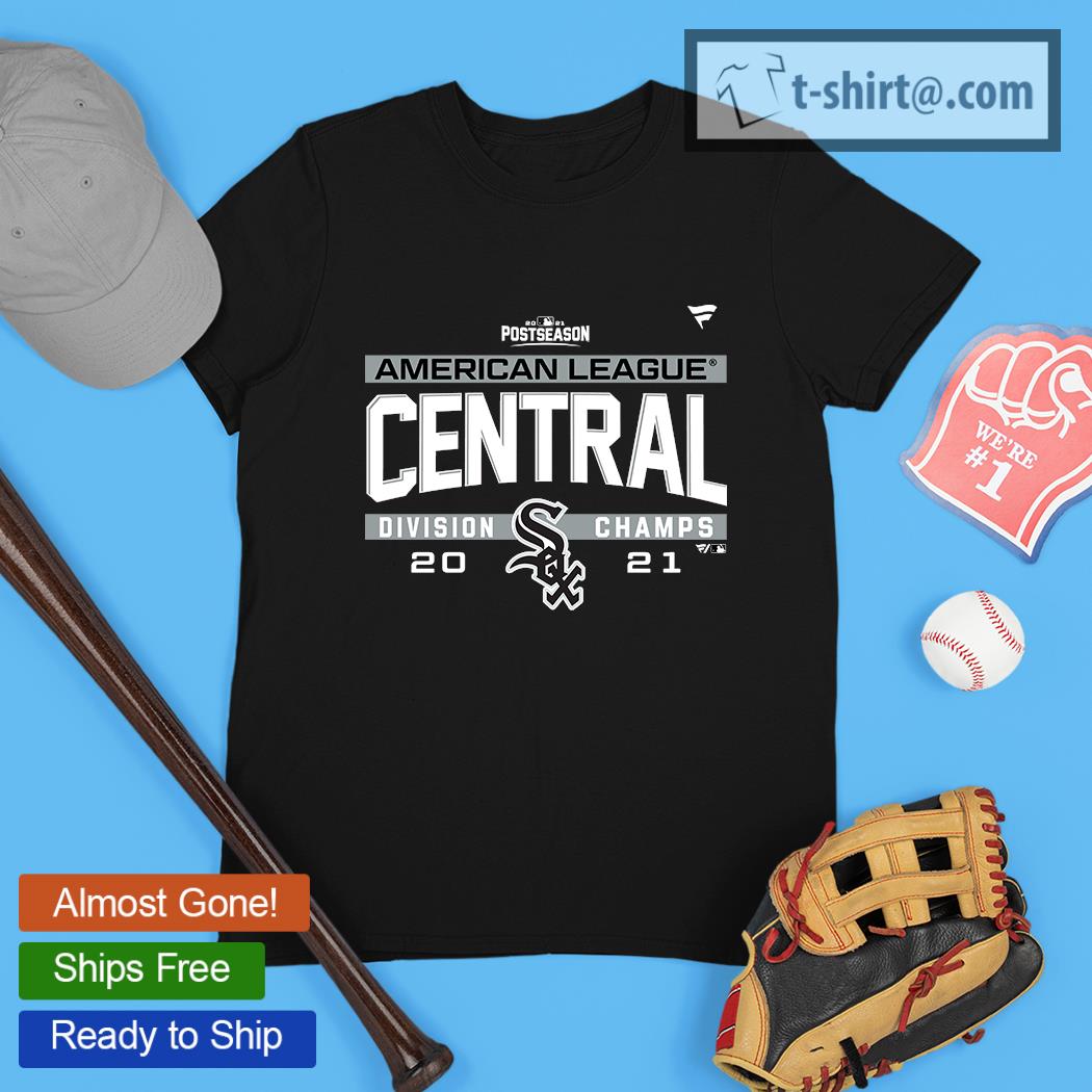 Chicago White Sox 2021 American League AL Central Division Champions Locker Room T-Shirt