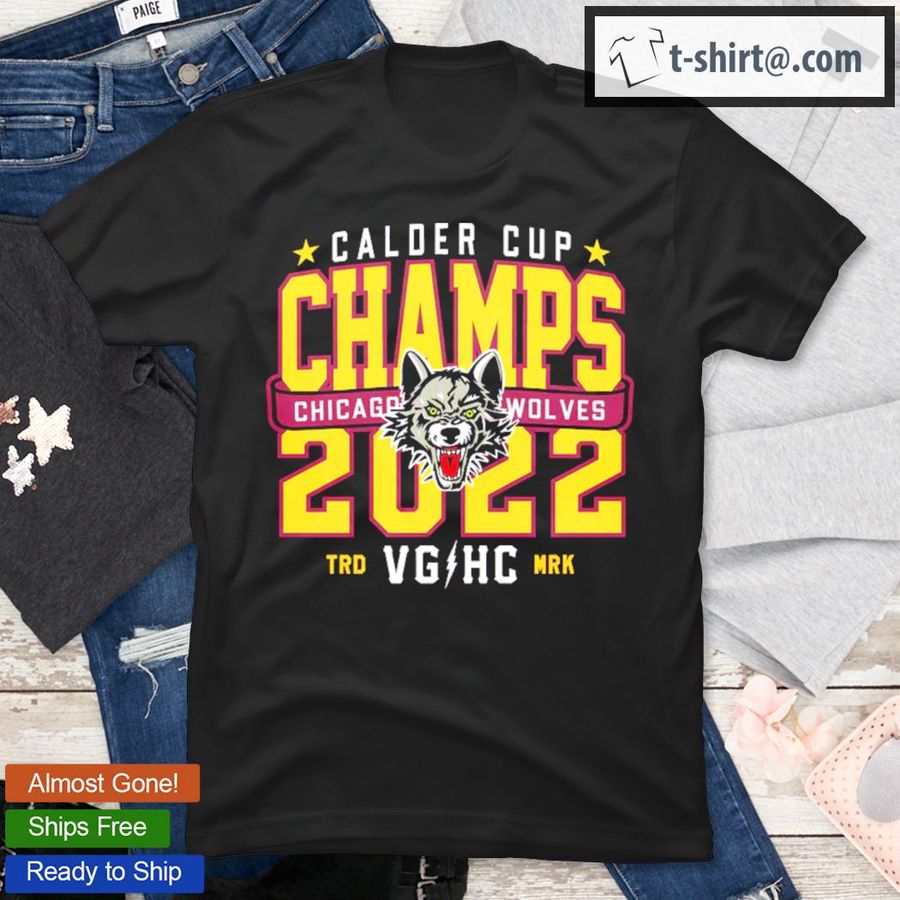 Chicago Wolves Violent Gentlemen Calder Cup Champs 2022 T-Shirt