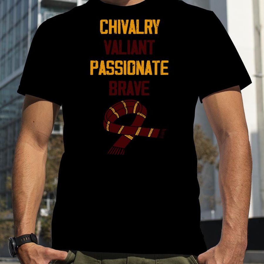 Chivalry Valiant Passionate Brave Scarf 1 Classic T Shirt