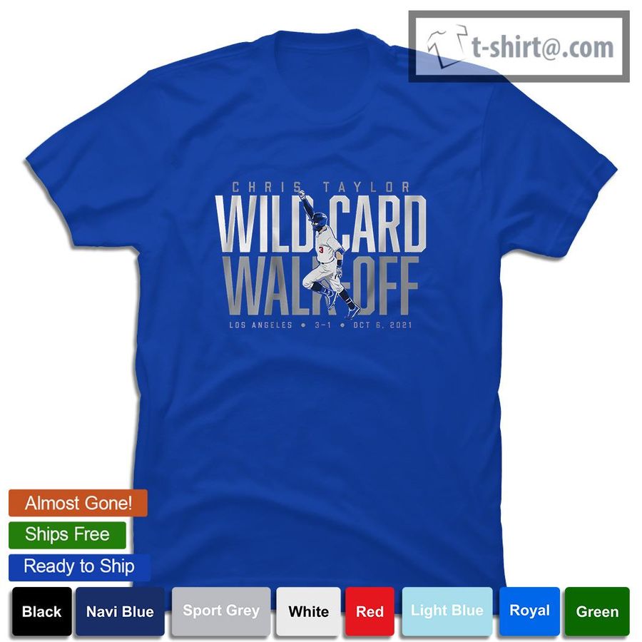 Chris Taylor Wild Card Walk-Off LA shirt