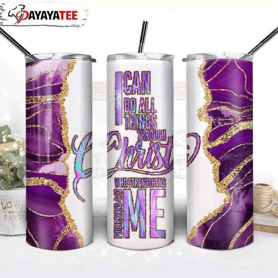 Christian Bible Verse I Can Do All Things  20oz Tumbler