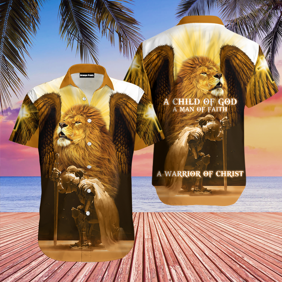 Christian Jesus Catholic Lion Aloha Hawaiian Shirt.png
