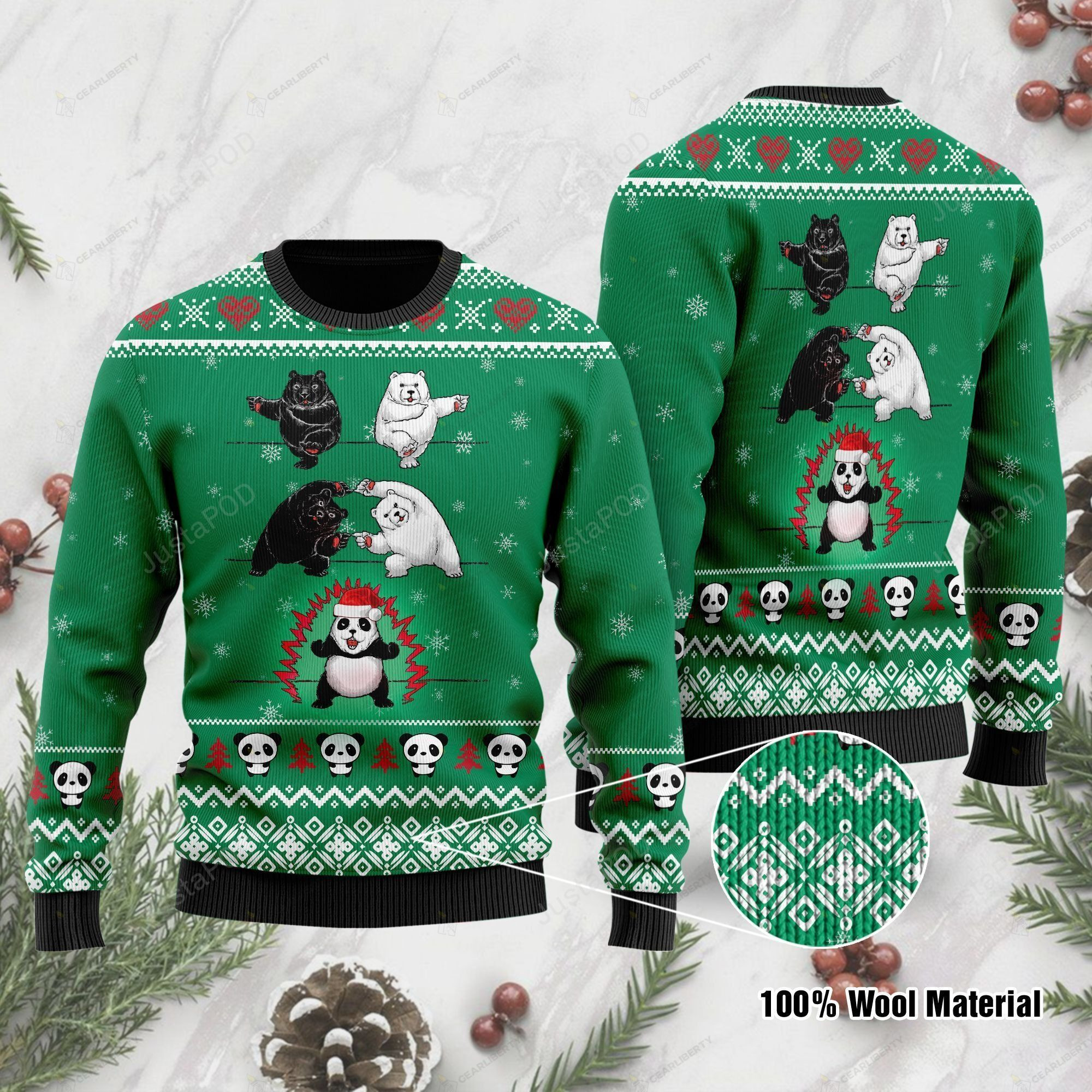 Christmas Bears Ugly Sweater Ugly Sweater Christmas Sweaters Hoodie Sweater