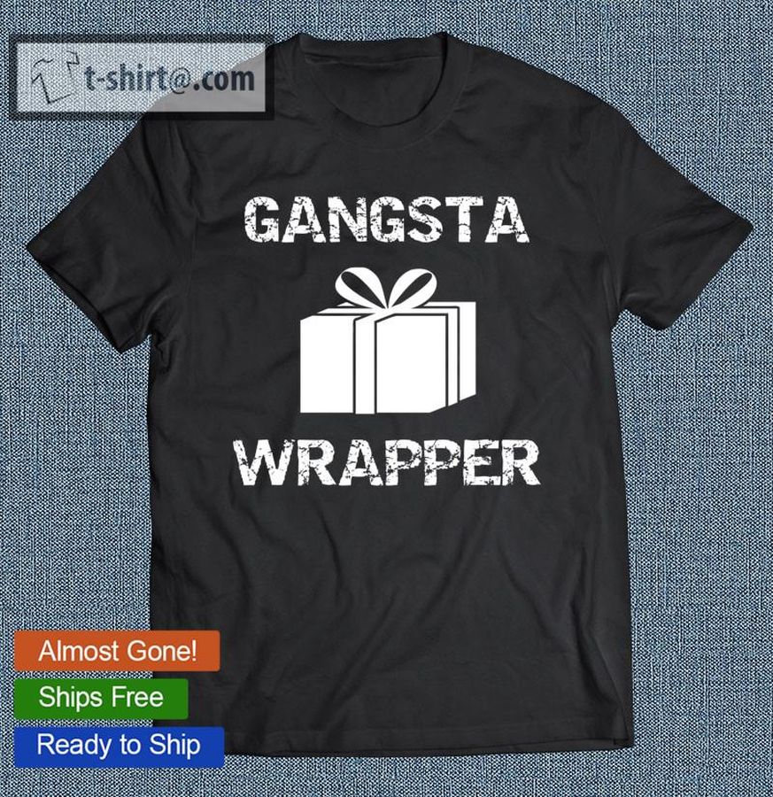 Christmas Gangsta Wrapper Funny Wrapping Presents Classic T-shirt