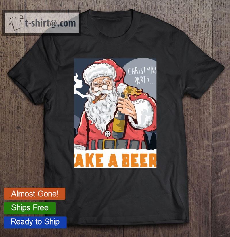 Christmas Party Take Beer Classic T-shirt