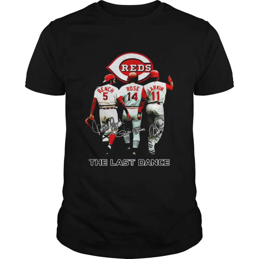 Cincinnati Reds the last dance signatures shirt