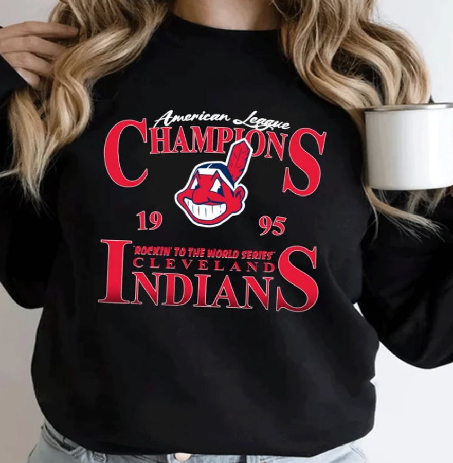 Cleveland Indians Tshirt, Vintage Cleveland Indians Basketball Sweatshirt