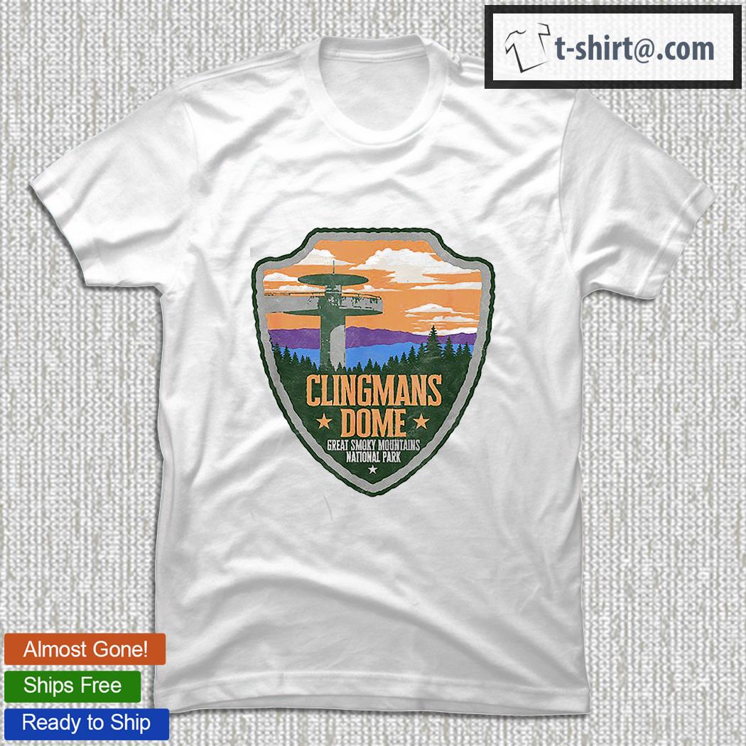 Clingmans Dome Great Smoky Mountains Park Vintage Shirt