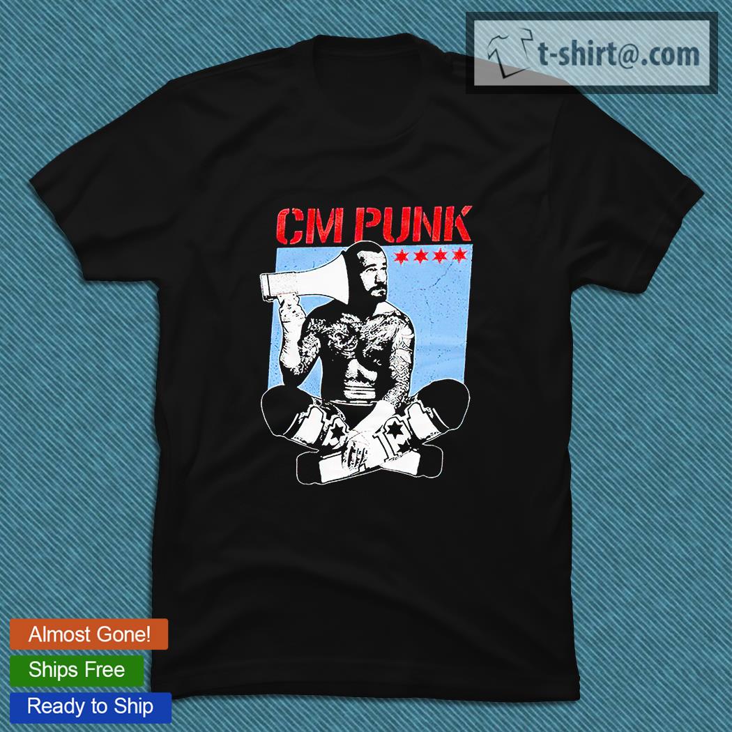 CM Punk AEW all elite wrestling T-shirt