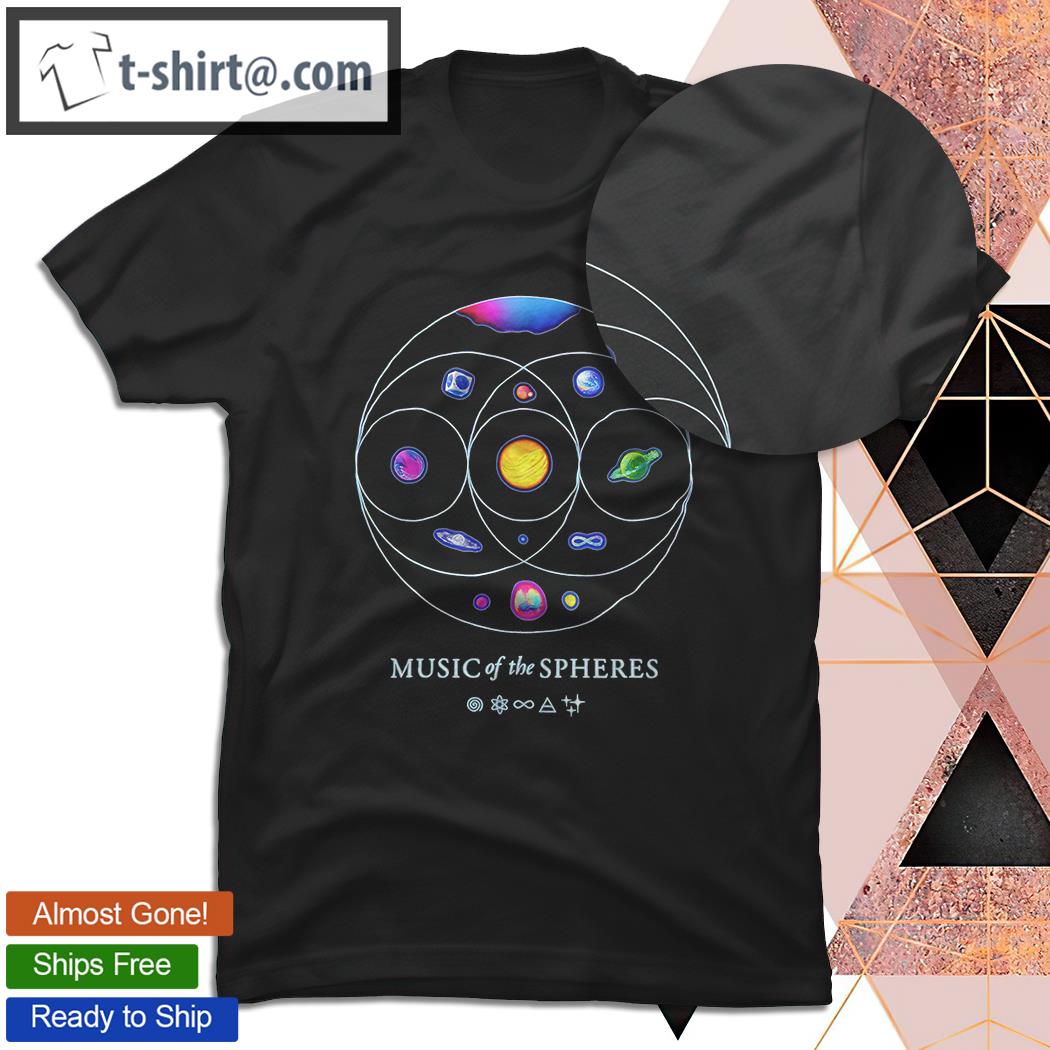 Coldplay music of the spheres shirt