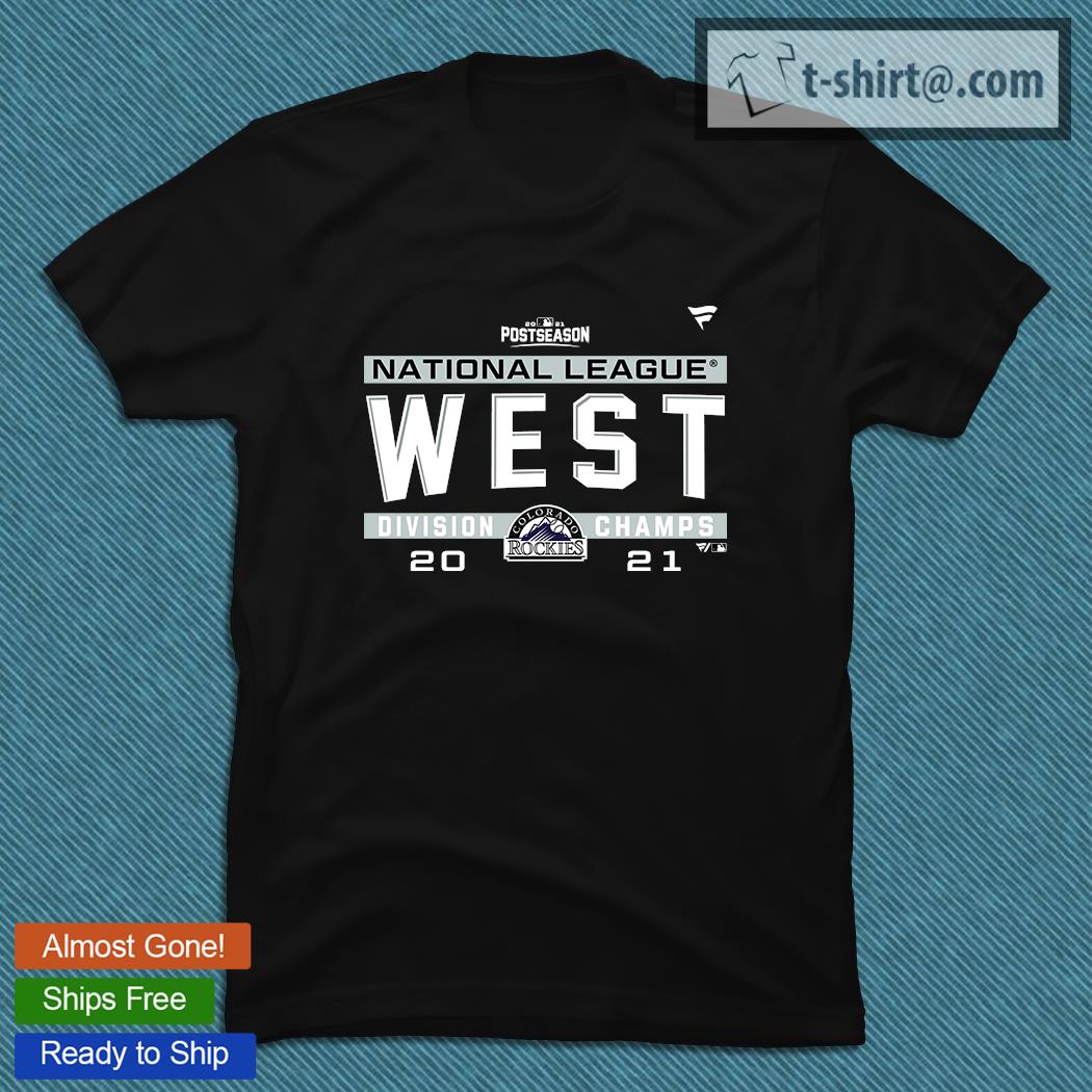 Colorado Rockies National League West Division Champs 2021 T-shirt
