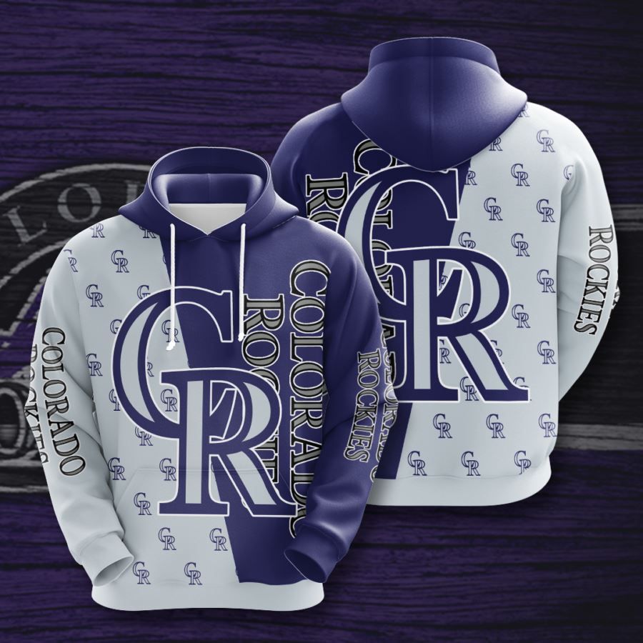 Colorado Rockies No485 Custom Hoodie 3D