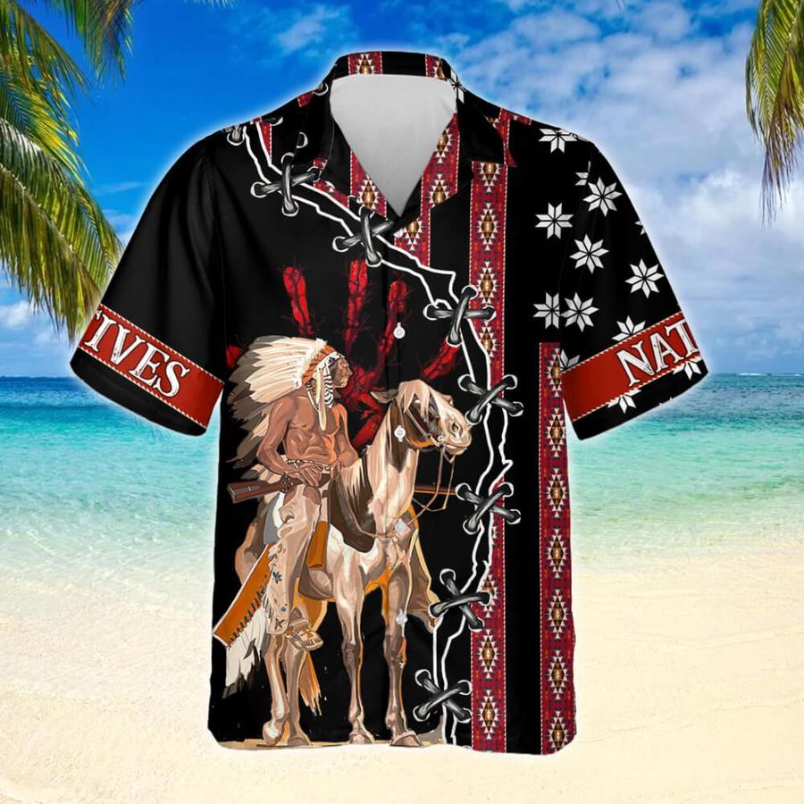 Combine Native American Hawaiian Shirt