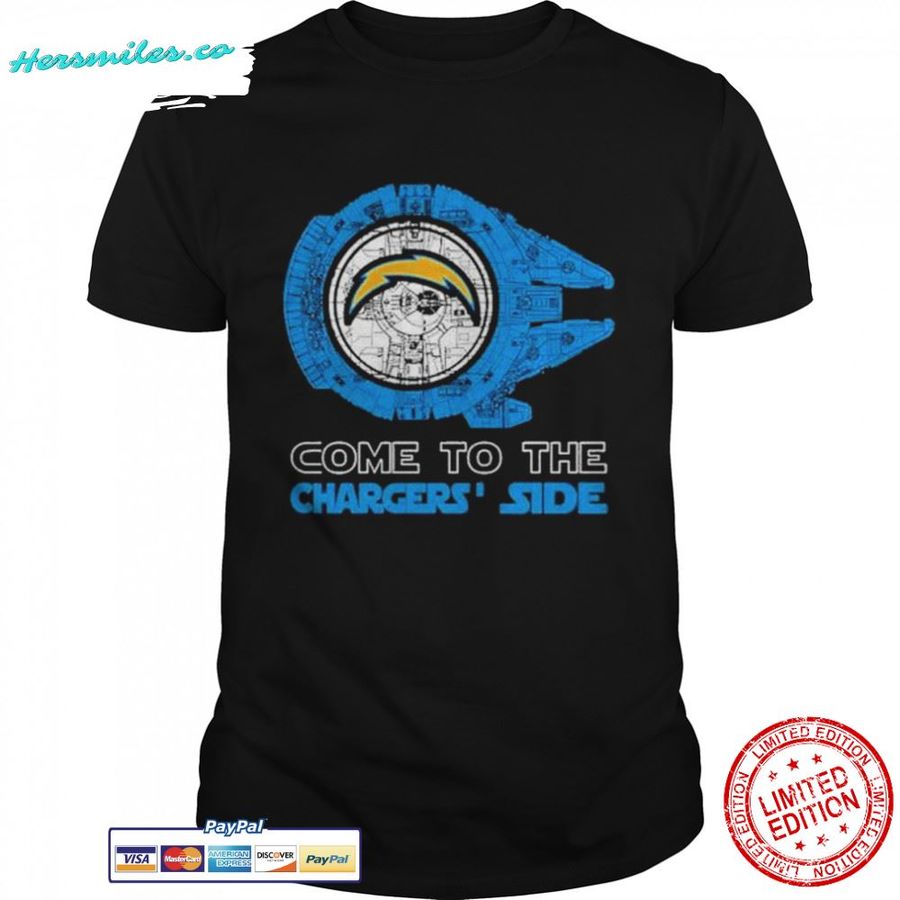 Come to the Los Angeles Chargers’ Side Star Wars Millennium Falcon shirt