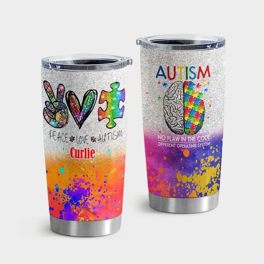 Computer Engineer Gift Tumbler With Lid, Autism Awareness No Flaw In The Code Tumbler Tumbler Cup 20oz , Tumbler Cup 30oz, Straight Tumbler 20oz