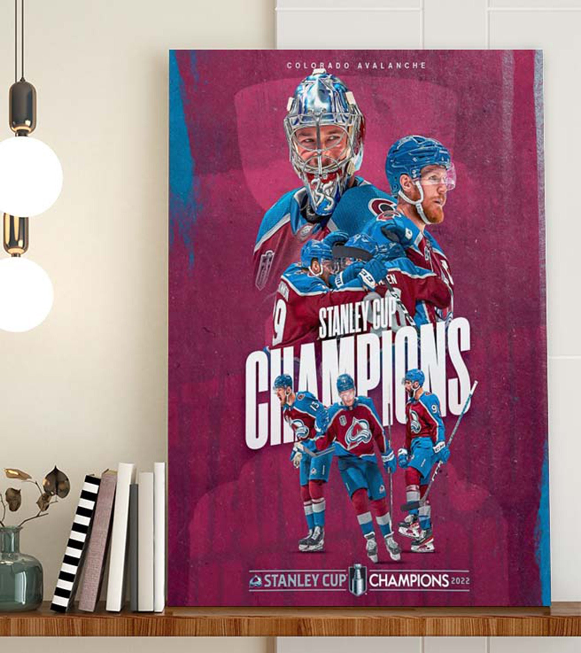 Congratulation Colorado Avalanche Stanley 2022 Canvas Poster