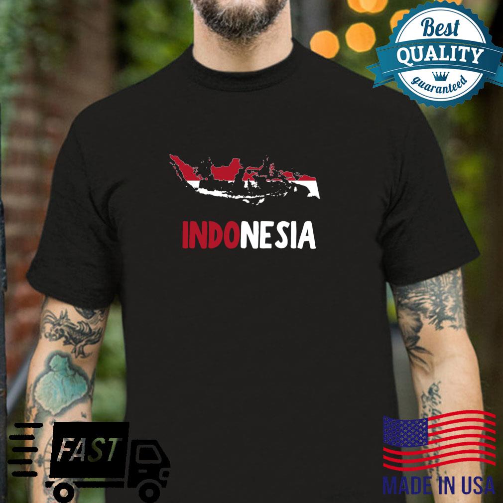 COOL INDONESIA FLAG AND MAP Shirt