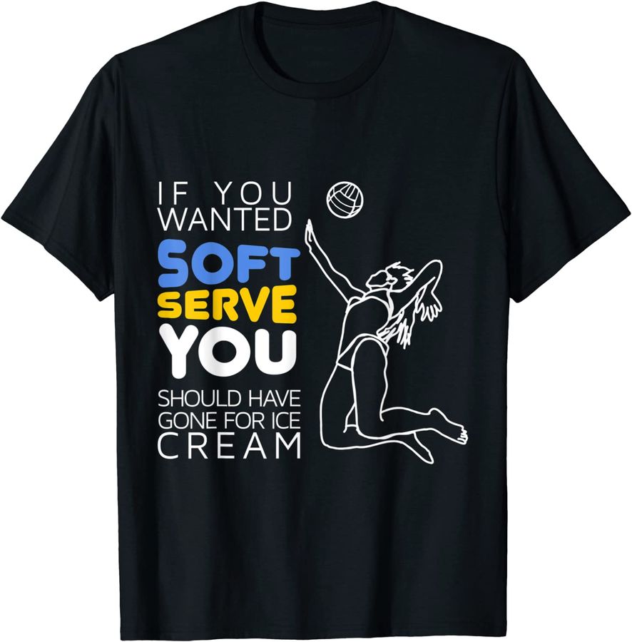 Cool Volleyball Player Gift - Wanted Soft Serve_1